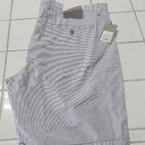 Goodfellow & Co White and Navy Pinstripe Men's Shorts
